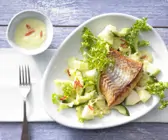 Frisée-Melonen-Salat