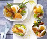 Eiersalat mit Rucola
