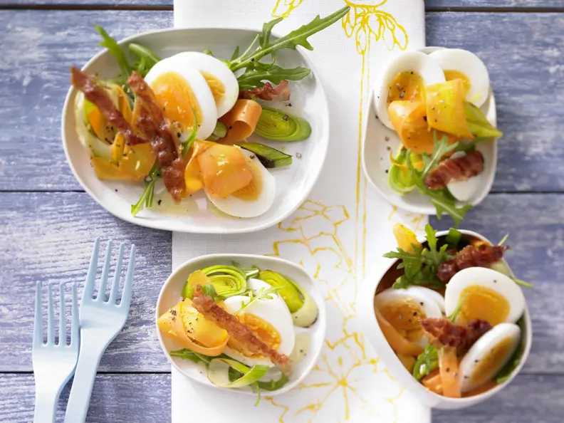 Eiersalat mit Rucola