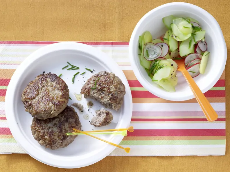 Würzige Zwiebel-Frikadellen