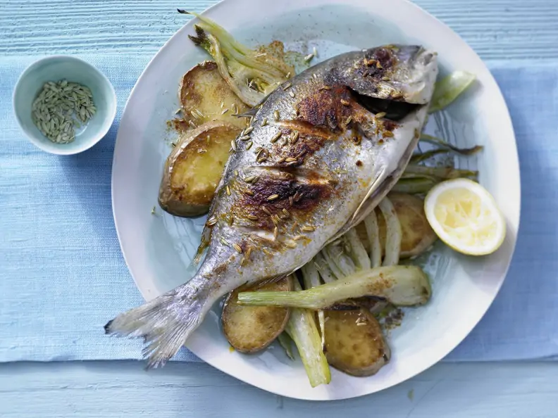 Dorade im Backofen
