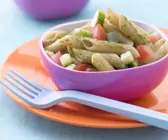 Nudelsalat mit selbstgemachtem Pesto