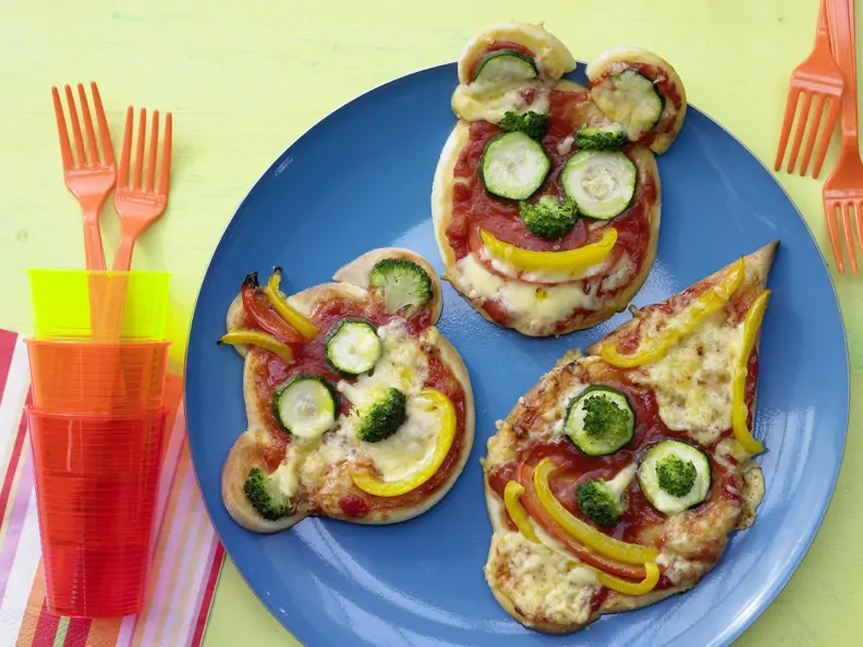 Pizza-Gesichter