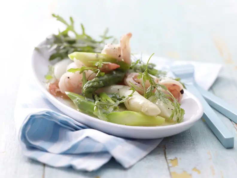 Lauwarmer Spargelsalat