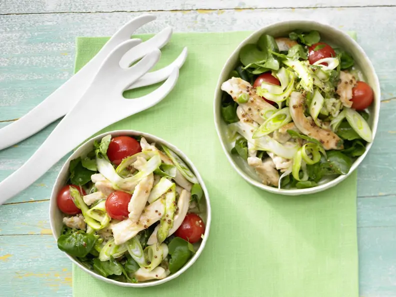 Geflügelsalat mit Spargel