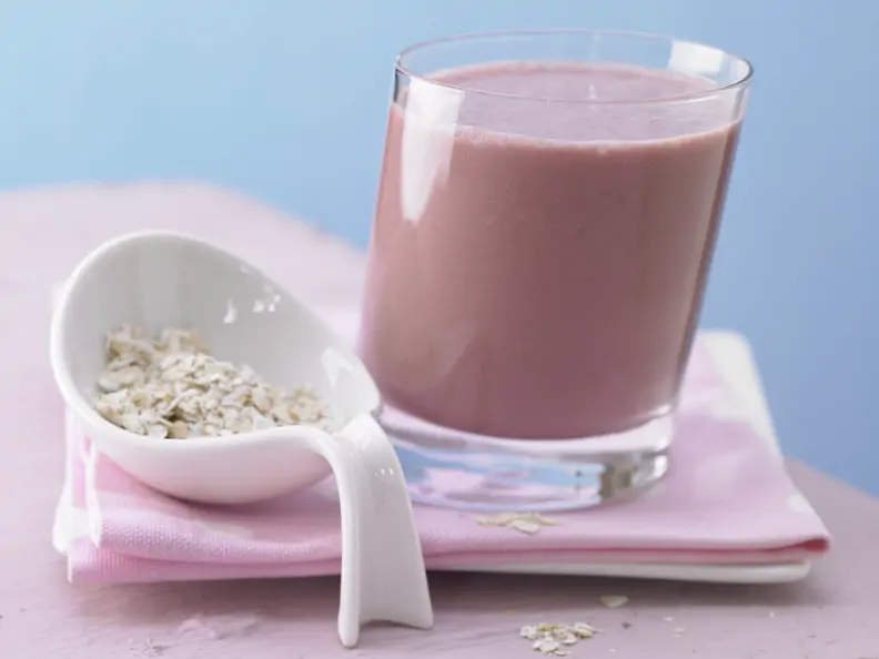 Kirsch-Bananen-Trinkmüsli