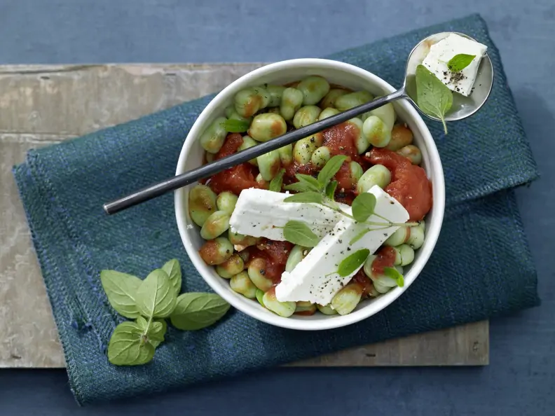 Bohnen-Tomaten-Gemüse