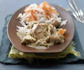 Putenbrust in Honig-Senf-Sauce
