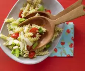 Tomaten-Pasta mit Lauch