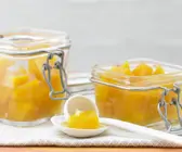 Süßsaures Kürbiskompott