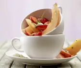 Erdbeer-Melonen-Salat