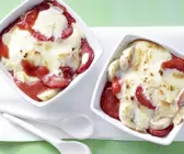 Überbackene Erdbeeren