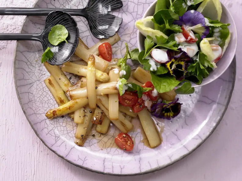 Gegrillter Spargel