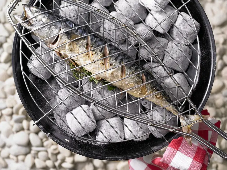 Gegrillte Kräutermakrele