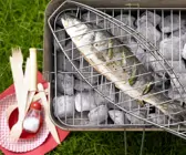 Gegrillter Wolfsbarsch mit frischem Lorbeer