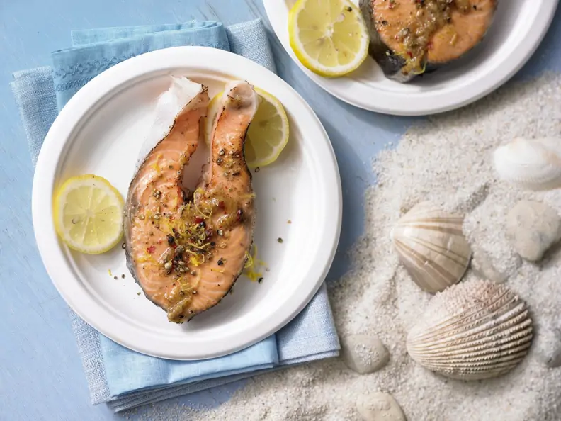 Gegrillter Pfeffer-Lachs