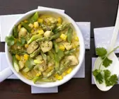 Fruchtige Spargelpfanne