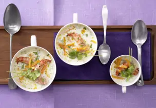 Spargelsuppe mit Möhren