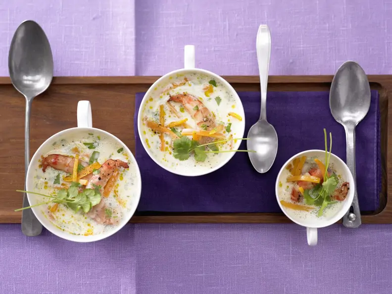 Spargelsuppe mit Möhren