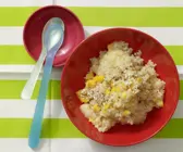 Bananen-Mandel-Brei mit Bulgur