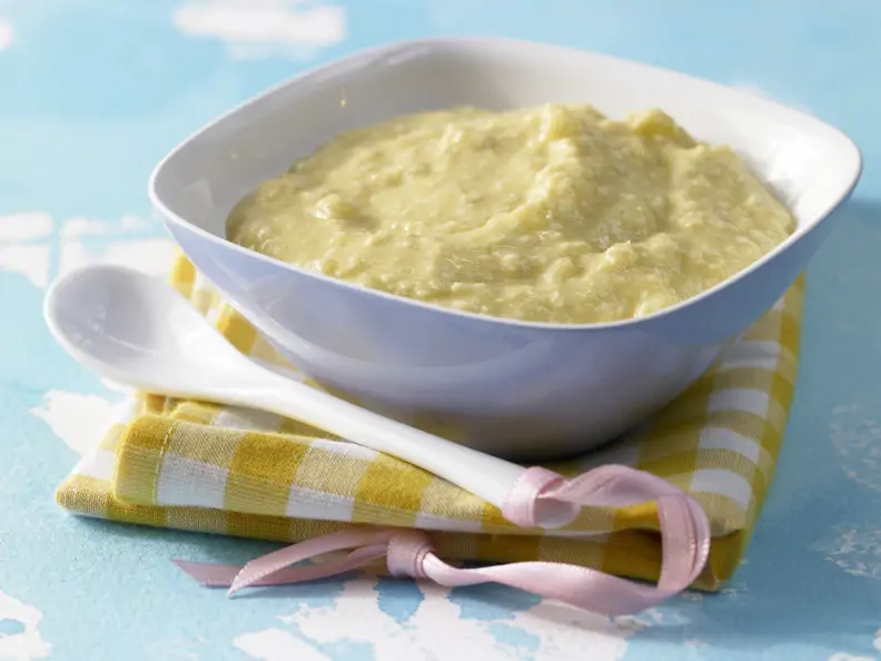Apfel-Sanddorn-Brei mit Hirse
