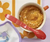 Möhren-Dinkel-Brei mit Mandeln