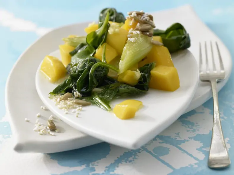 Spinat-Mango-Gemüse Rezept