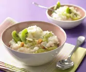 Milchreis mit Kiwi-Sauce