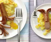 Kartoffelstampf mit Würstchen