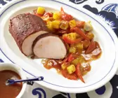 Braten mit Paprika-Kartoffeln