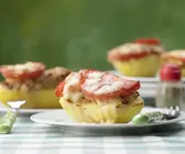 Gefüllte Kartoffeln vom Blech