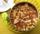 Kichererbsen-Tomaten-Ragout