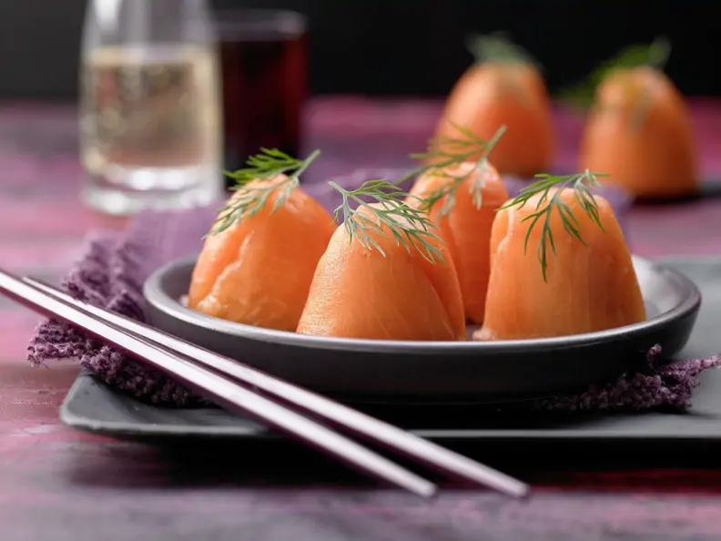 Eierbecher-Sushi