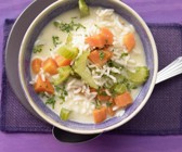 Reissuppe auf griechische Art