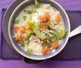 Reissuppe auf griechische Art