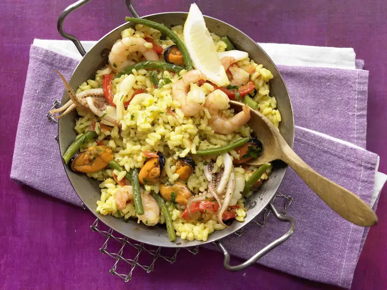 Meeresfrüchte-Paella
