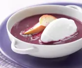Apfel-Holunder-Suppe