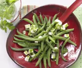 Bohnen-Mozzarella-Salat