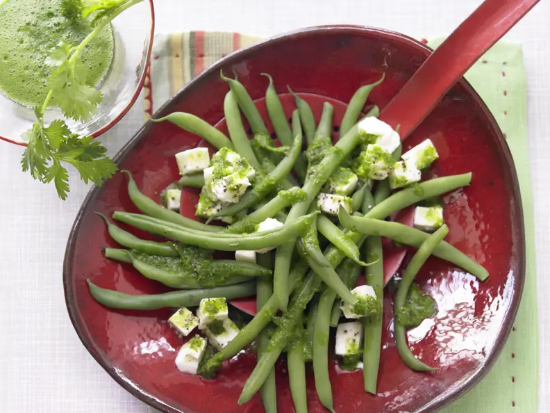 Bohnen-Mozzarella-Salat