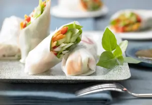 Reispapier-Wraps