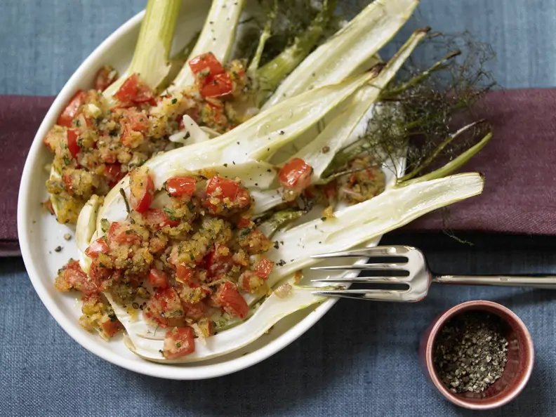 Überbackener Fenchel