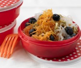 Raspelmöhrensalat mit Heidelbeeren