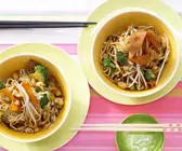 Vegetarische Nudelpfanne