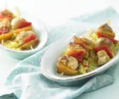 Hähnchenspieße mit Couscous