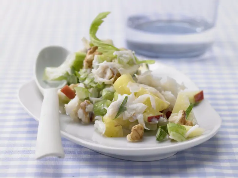 Waldorfsalat mit Ananas