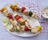 Fisch-Gemüse-Spieße