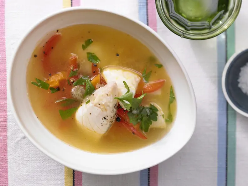 Schnelle Fischsuppe