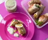 Putenrouladen mit Linsenfüllung