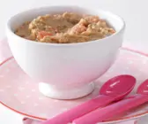Melonen-Keks-Brei mit Haferflocken