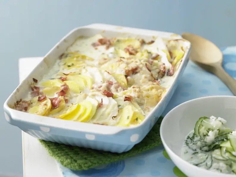 Kartoffel-Kohlrabi-Auflauf